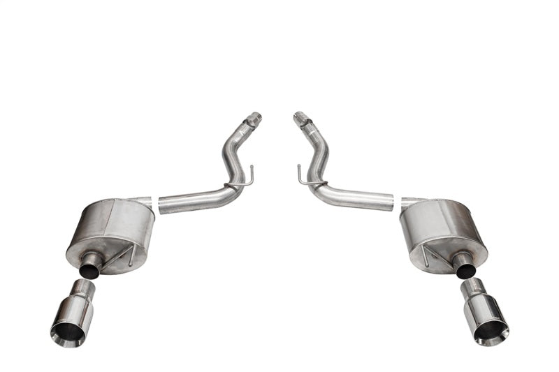 
                      
                        Corsa 2024 rd Mustang GT Touring Axle-Back Ex.Sys 3.0in Dual Rear Exit w/4.5in Straight CutTips
                      
                    