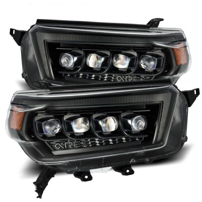 
                      
                        AlphaRex 10-13 Toyota 4Runner NOVA LED Proj Headlights Plank Style Alpha Black w/Seq Signal/DRL
                      
                    