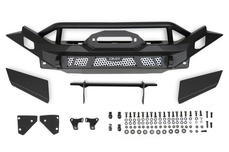 
                      
                        DV8 Offroad 07-18 Jeep Wrangler JK / 18-23 Wrangler JL / 20-23 Gladiator JT MTO Series Front Bumper
                      
                    