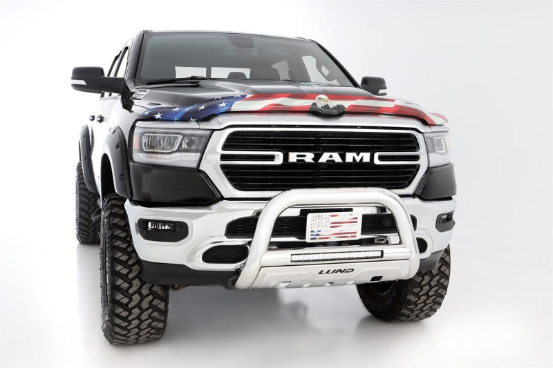 
                      
                        Stampede 19-23 Ram 1500 (Excl. Rebel/TRX) Vigilante Premium Hood Protector - Flag
                      
                    