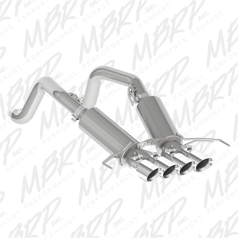 
                      
                        MBRP 14-19 Chevy Corvette V8 6.2L 3in T304 Dual Cat Back w/ 4in Quad Dual Wall Tips
                      
                    