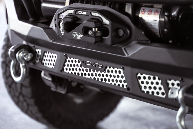 
                      
                        DV8 Offroad 07-18 Jeep Wrangler JK / 18-23 Wrangler JL / 20-23 Gladiator JT MTO Series Front Bumper
                      
                    