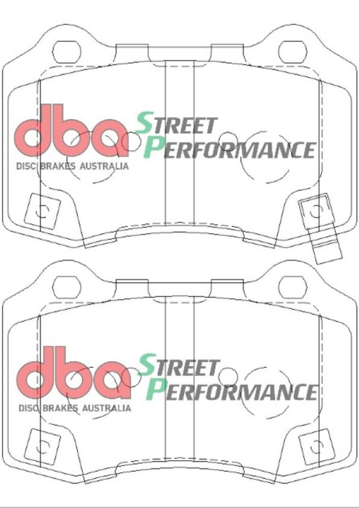 
                      
                        DBA 11-22 Jeep Grand Cherokee SP Performance Rear Brake Pads
                      
                    