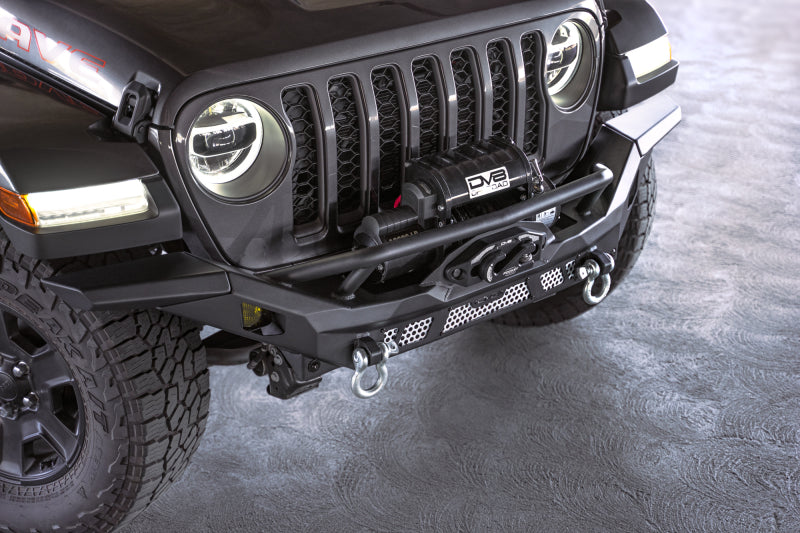 
                      
                        DV8 Offroad 07-18 Jeep Wrangler JK / 18-23 Wrangler JL / 20-23 Gladiator JT MTO Series Front Bumper
                      
                    