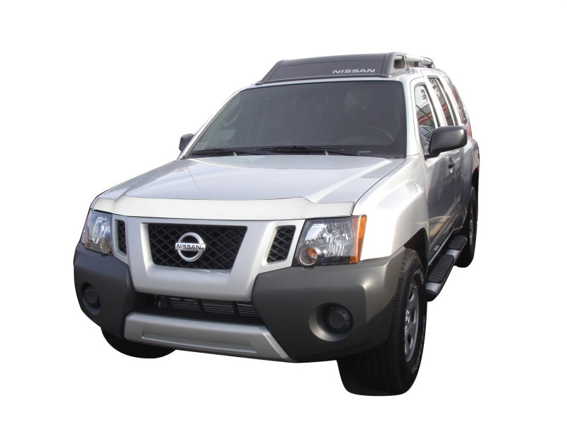 AVS 05-18 Nissan Frontier Aeroskin Low Profile Hood Shield - Chrome