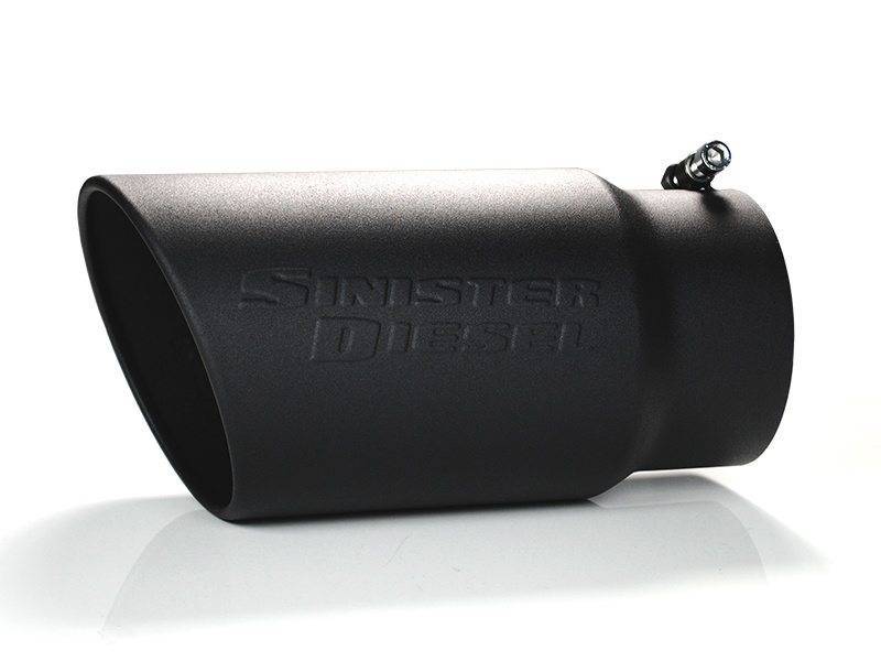 
                      
                        Sinister Diesel Universal Black Ceramic Coated Stainless Steel Exhaust Tip (5in to 6in)
                      
                    