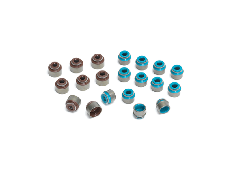 Supertech Honda 5.5mm Viton Exhaust Valve Stem Seal - Set of 8