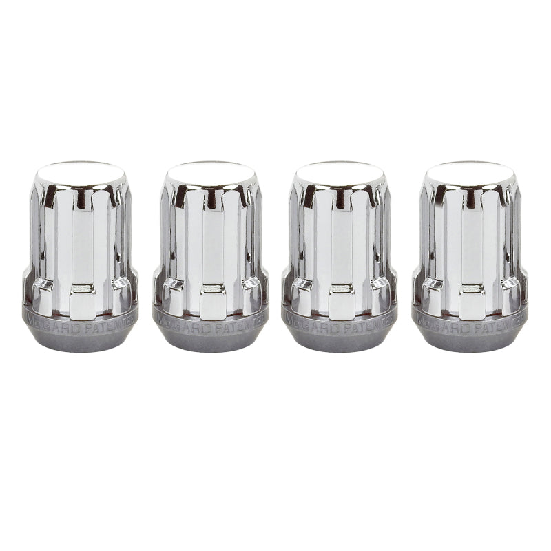 
                      
                        McGard SplineDrive Lug Nut (Cone Seat) M12X1.5 / 1.24in. Length (4-Pack) - Chrome (Req. Tool)
                      
                    