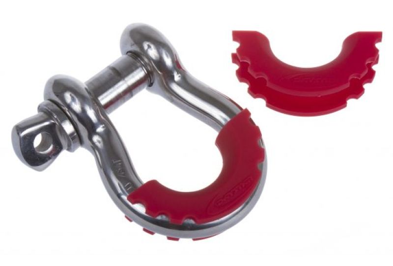 Daystar D-Ring Shackle Isolator Red Pair