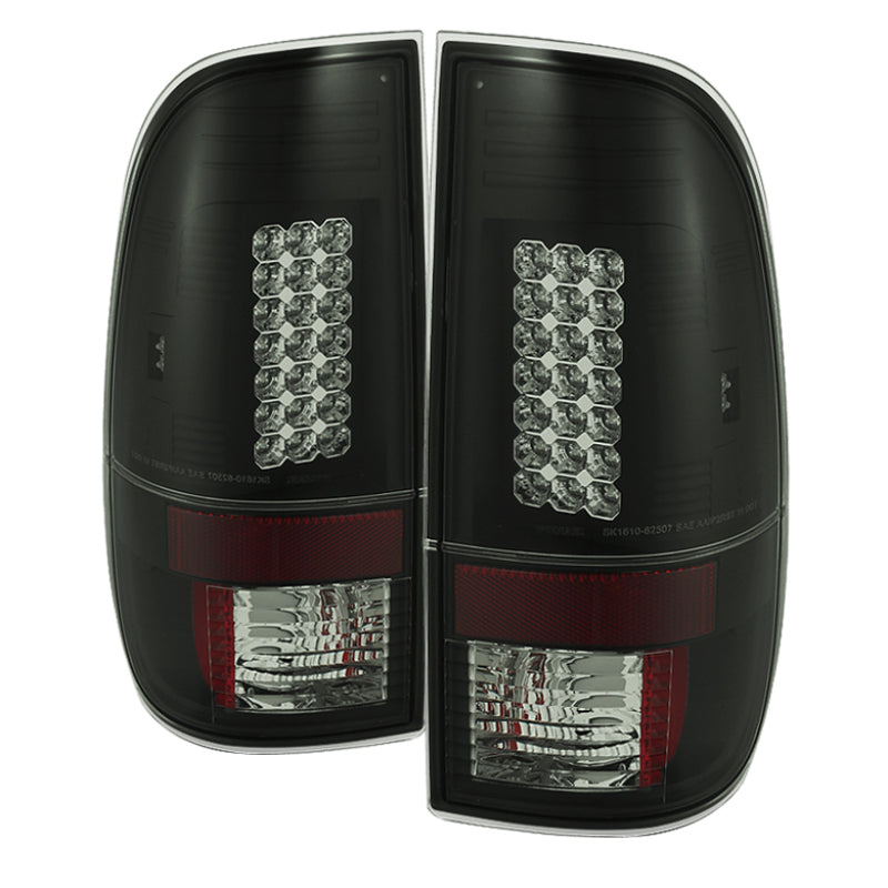 
                      
                        Spyder Ford F150 side 97-03/F250 Super Duty 99-07 LED Tail Lights Blk Smke ALT-YD-FF15097-LED-BSM
                      
                    