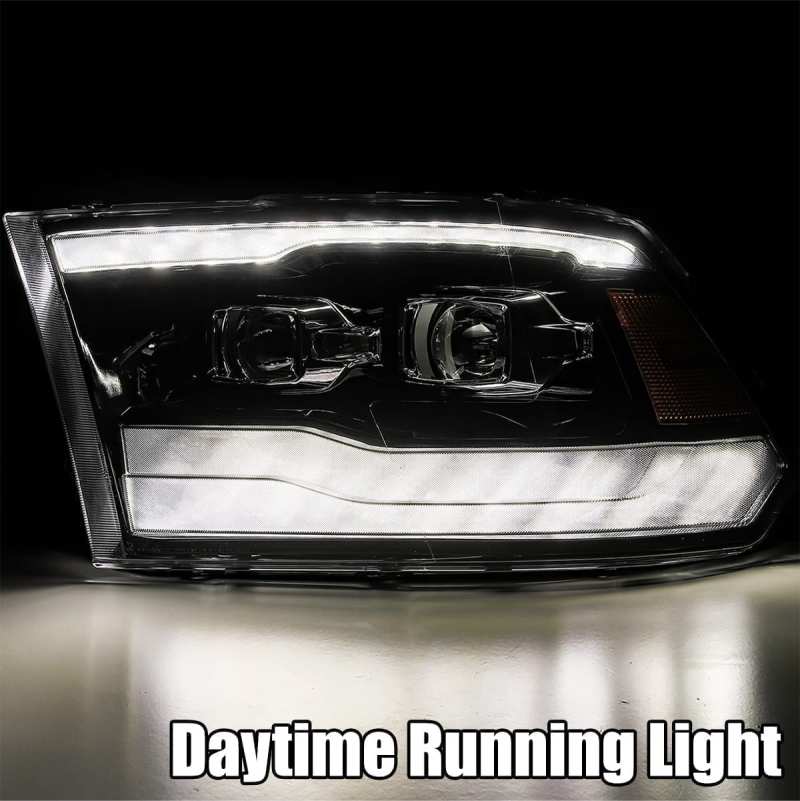 
                      
                        AlphaRex 09-18 Dodge Ram 1500 PRO-Series Projector Headlights Plank Style Alpha Blk w/Seq Signal/DRL
                      
                    