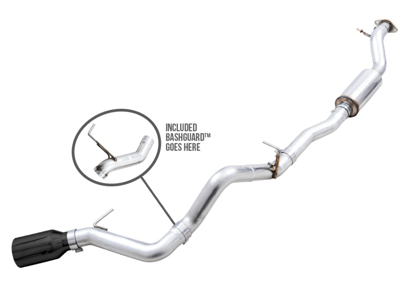 
                      
                        AWE Tuning 2021+ Ford Bronco 0FG Single Rear Exit Exhaust w/Diamond Black Tip & Bash Guard
                      
                    