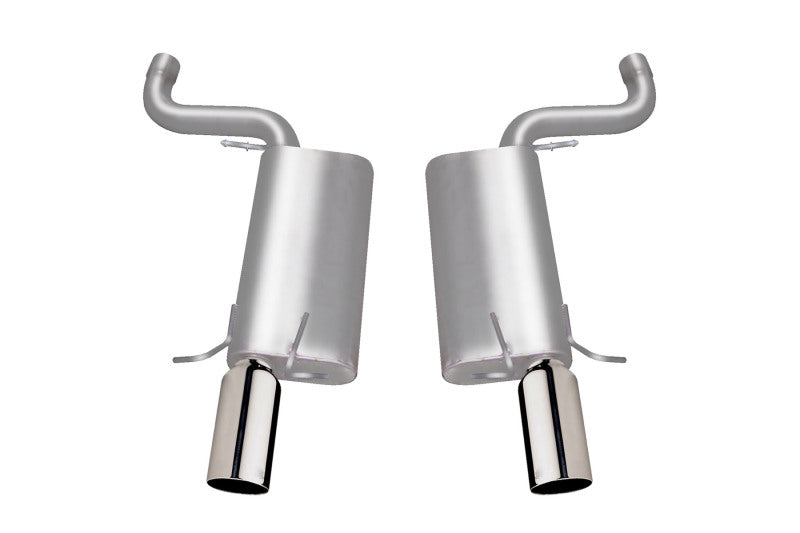 Gibson 06-08 Cadillac STS V 4.4L 2.5in Axle-Back Dual Exhaust - Stainless