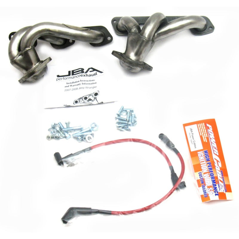 
                      
                        JBA 07-11 Jeep 3.8L V6 1-1/2in Primary Raw 409SS Cat4Ward Header
                      
                    