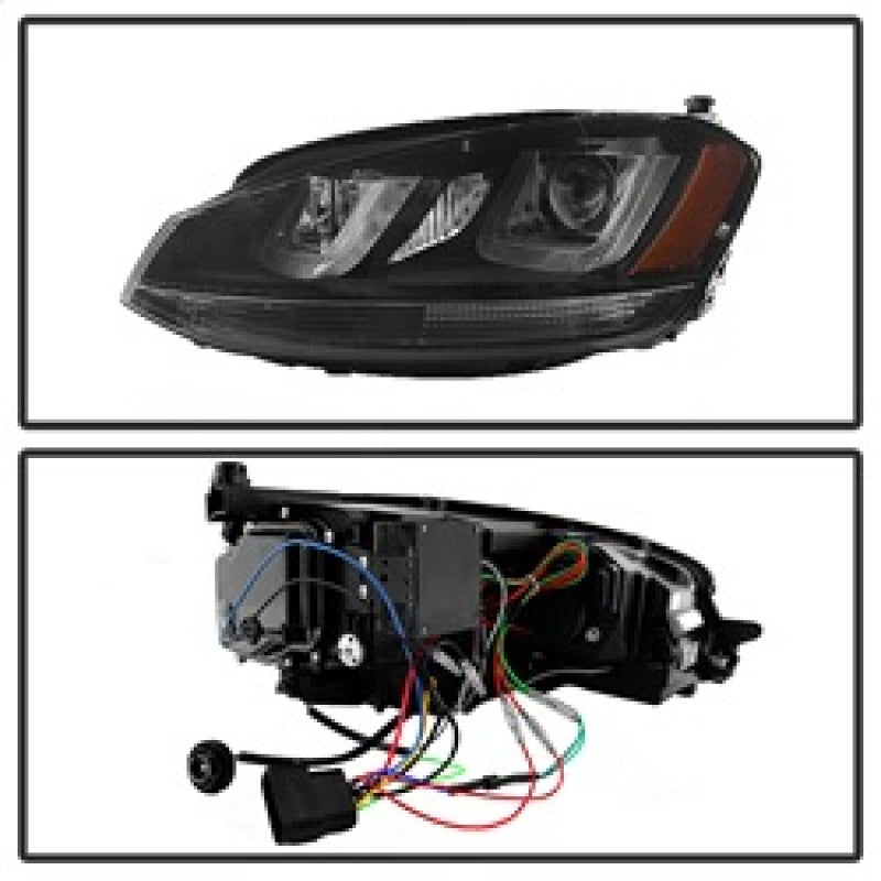 
                      
                        Spyder Volkswagen Golf VII 14-16 Projector Headlights DRL LED Blk Stripe Blk PRO-YD-VG15-BLK-DRL-BK
                      
                    