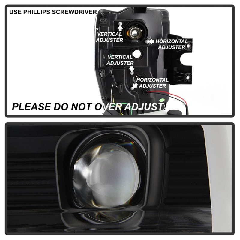 
                      
                        Spyder 08-10 Ford F-250 SD Projector Headlights V2-Switch Back Light Bar-Black PRO-YD-FS08V2-SBLB-BK
                      
                    