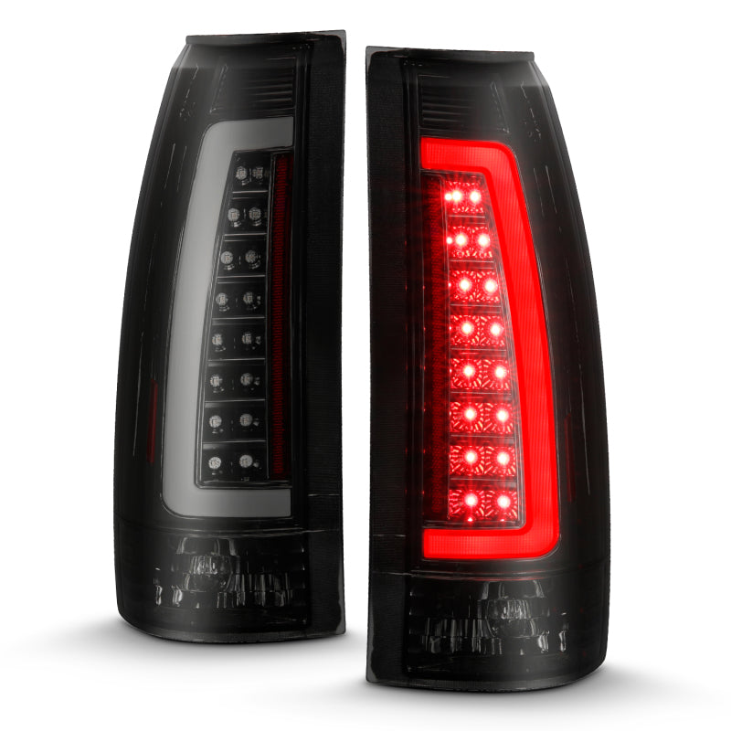 
                      
                        ANZO 1999-2000 Cadillac Escalade LED Taillights Black Housing Smoke Lens Pair
                      
                    