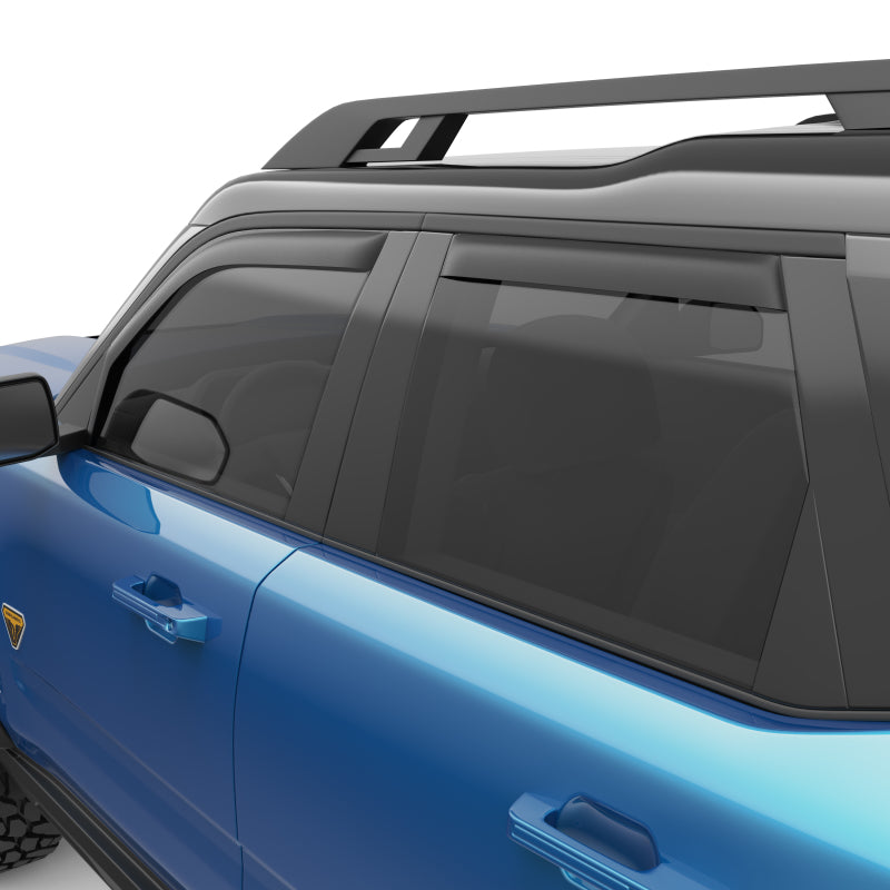 
                      
                        EGR 21-22 Ford Bronco 4 Door In-Channel Window Visors - Matte Black (573565)
                      
                    