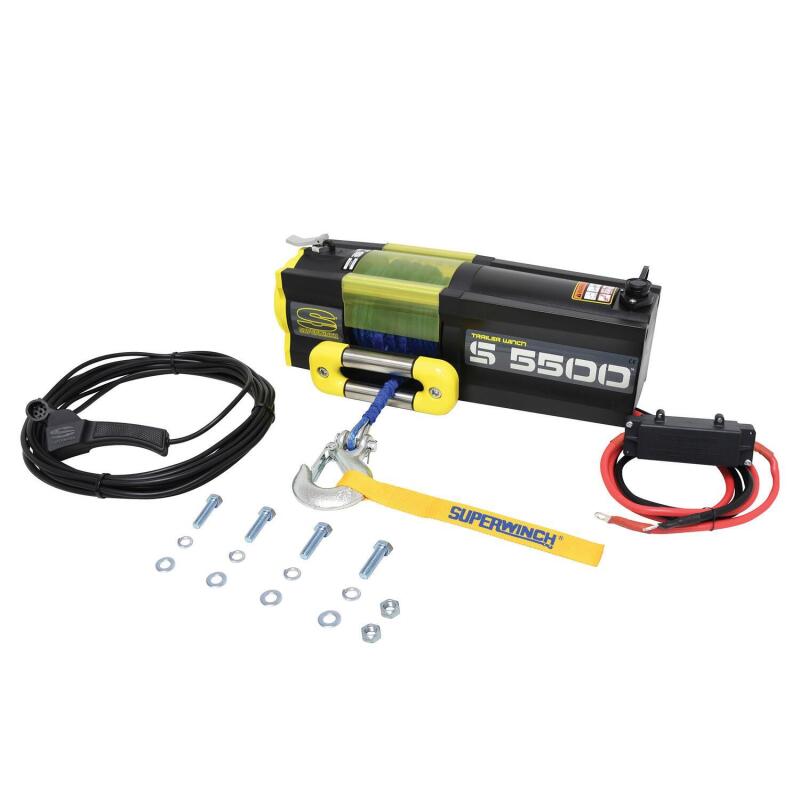 
                      
                        Superwinch 5500 LBS 12V DC 1/4in x 60ft Synthetic Rope S5500 Winch
                      
                    