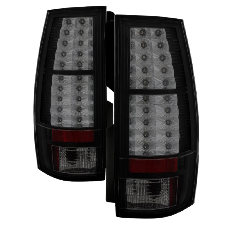 
                      
                        Spyder Chevy Suburban/GMC Yukon/Yukon Denali 07-14 LED Tail Lights Blk Smke ALT-YD-CSUB07-LED-BSM
                      
                    