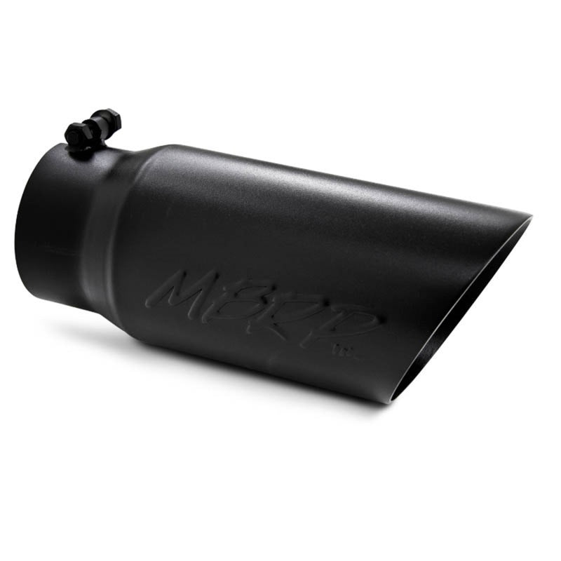 
                      
                        MBRP Universal Tip 5 O.D. Dual Wall Angled 4 inlet 12 length - Black Finish
                      
                    