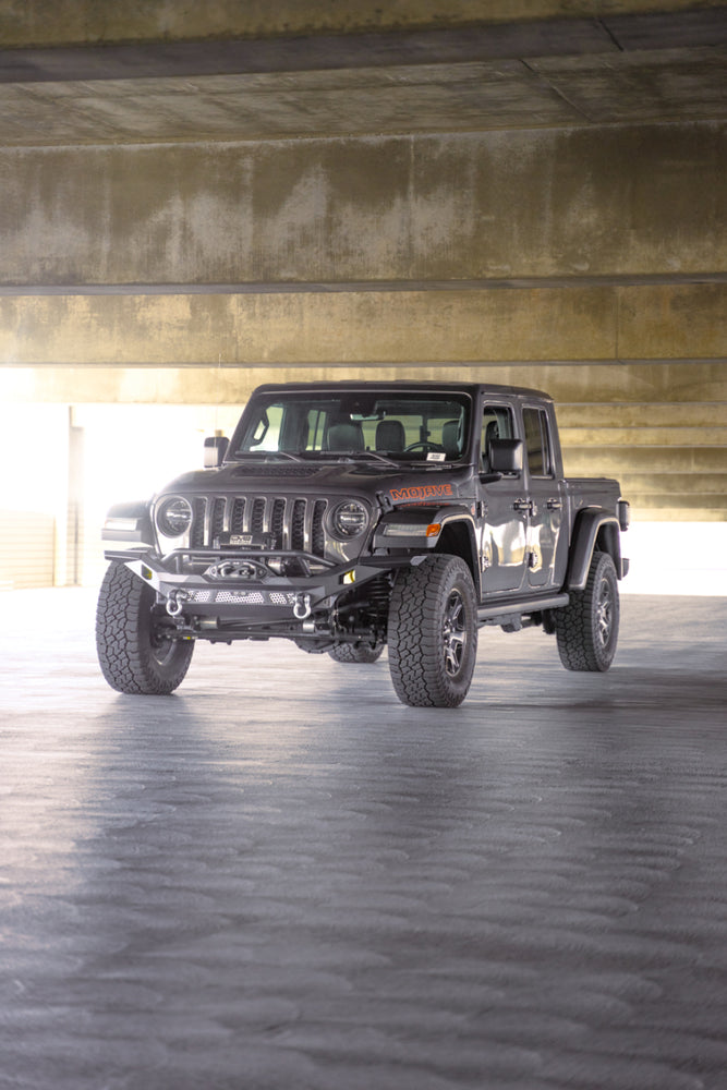 
                      
                        DV8 Offroad 07-18 Jeep Wrangler JK / 18-23 Wrangler JL / 20-23 Gladiator JT MTO Series Front Bumper
                      
                    