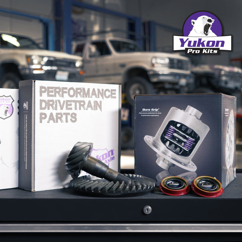 
                      
                        Yukon ZF 9.25in CHY 3.91 Rear Ring & Pinion Install Kit Positraction Axle Bearings and Seals
                      
                    