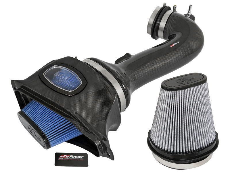 aFe Momentum Carbon Fiber Cold Air Intake System PDS/P5R 15-16 Chevrolet Corvette Z06 V8-6.2L