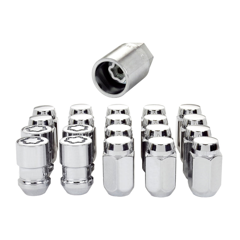 
                      
                        McGard 5 Lug Hex Install Kit (Clamshell) w/Locks (Cone Seat Nut) M12X1.5 / 13/16 Hex - Chrome
                      
                    