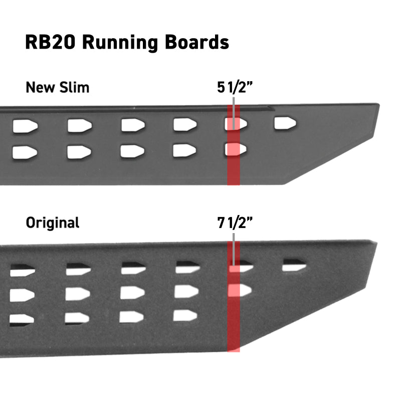 
                      
                        Go Rhino RB20 Slim Running Boards - Universal 73in. - Tex. Blk
                      
                    