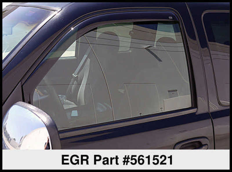 
                      
                        EGR 99+ Chev Silverado/GMC Sierra In-Channel Window Visors - Set of 2 (561521)
                      
                    