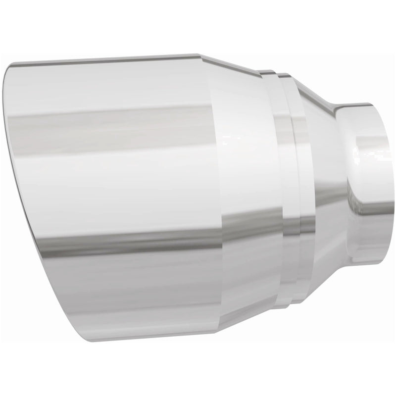 
                      
                        MagnaFlow Tip Stainless Double Wall Round Single Outlet Polished 4.5in DIA 2.5in Inlet 5.75in Length
                      
                    