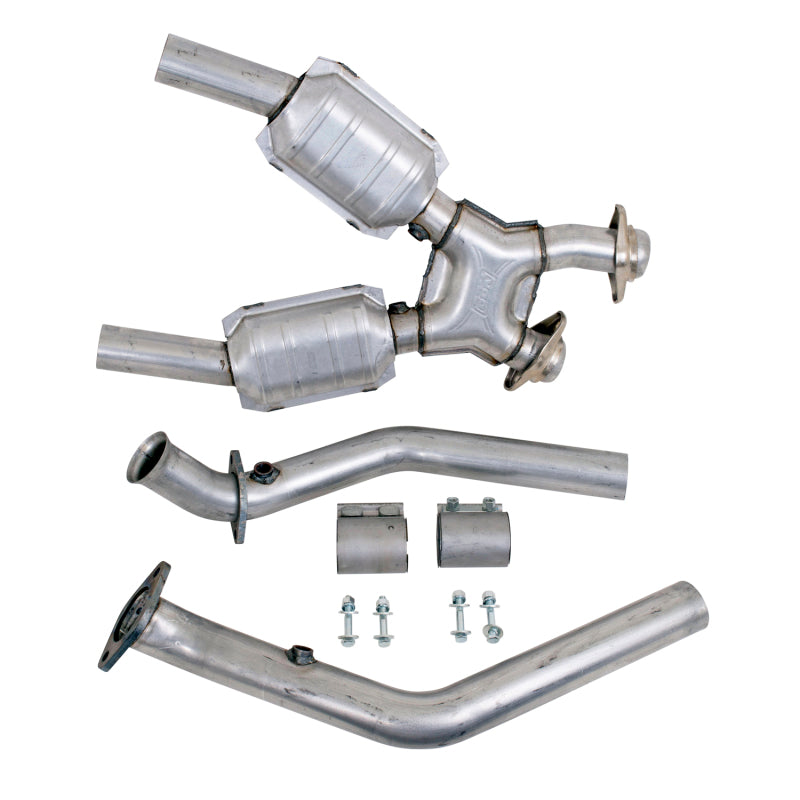 
                      
                        BBK 99-04 Mustang 4.6 GT / Cobra High Flow X Pipe With Catalytic Converters - 2-1/2
                      
                    