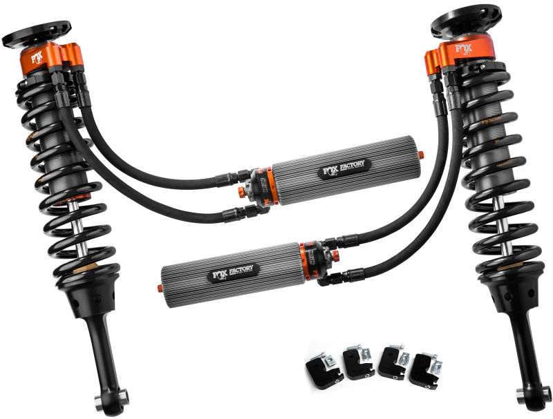 
                      
                        Fox Ford Raptor 3.0 Factory Series 7.9in Int. Bypass Remote Res. Front Coilover Set DSC Adj. - Blk
                      
                    