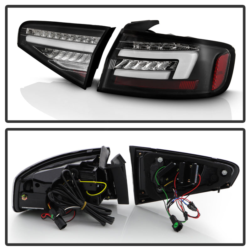 
                      
                        Spyder 13-16 Audi A4 4DR LED Tail Lights LED Clear Reverse Lights - Black ALT-YD-AA413-SEQ-BK
                      
                    