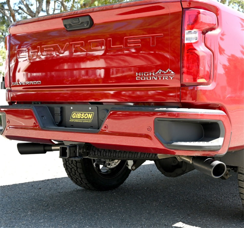 
                      
                        Gibson 20-21 Chevy Silverado 2500HD 6.6L 2.5in Cat-Back Dual Extreme Exhaust - Black Elite
                      
                    