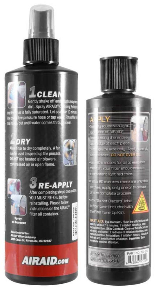 
                      
                        Airaid Renew Kit - 12oz Cleaner / 8oz Squeeze Oil
                      
                    