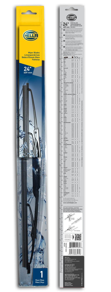 
                      
                        Hella Standard Wiper Blade 24in - Single
                      
                    