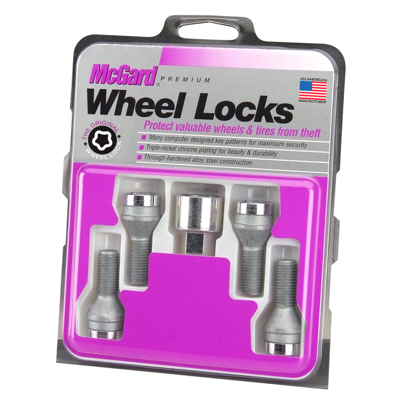 
                      
                        McGard Wheel Lock Bolt Set - 4pk. (Cone Seat) M14X1.5 / 19mm Hex / 31.0mm Shank Length - Chrome
                      
                    