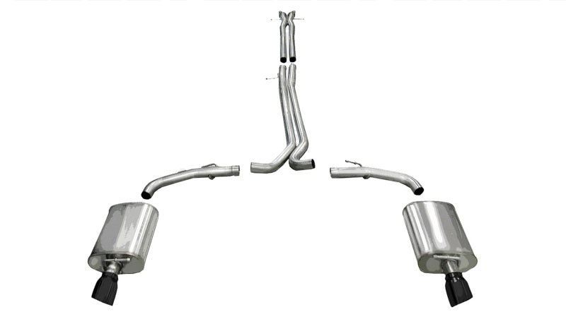 
                      
                        Corsa 2010-2019 Ford Taurus SHO 3.5L V6 Turbo Sport Cat-Back Exhaust w/ Dual 4in Black Tips
                      
                    