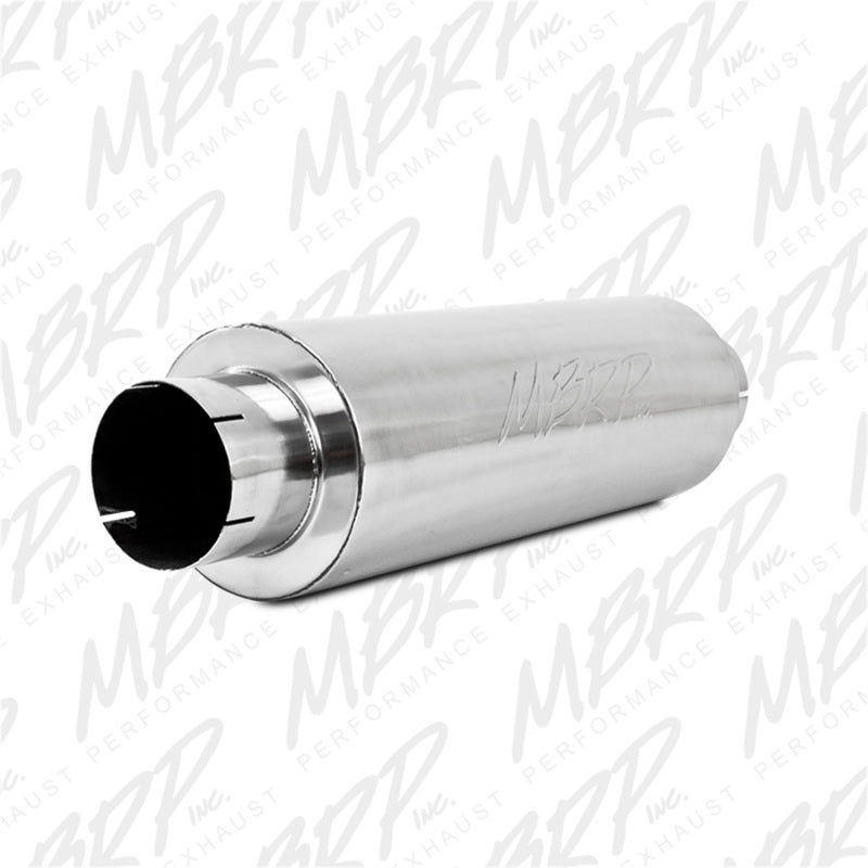 
                      
                        MBRP Universal Quiet Tone Muffler 5in Inlet /Outlet 8in Dia Body 31in Overall
                      
                    