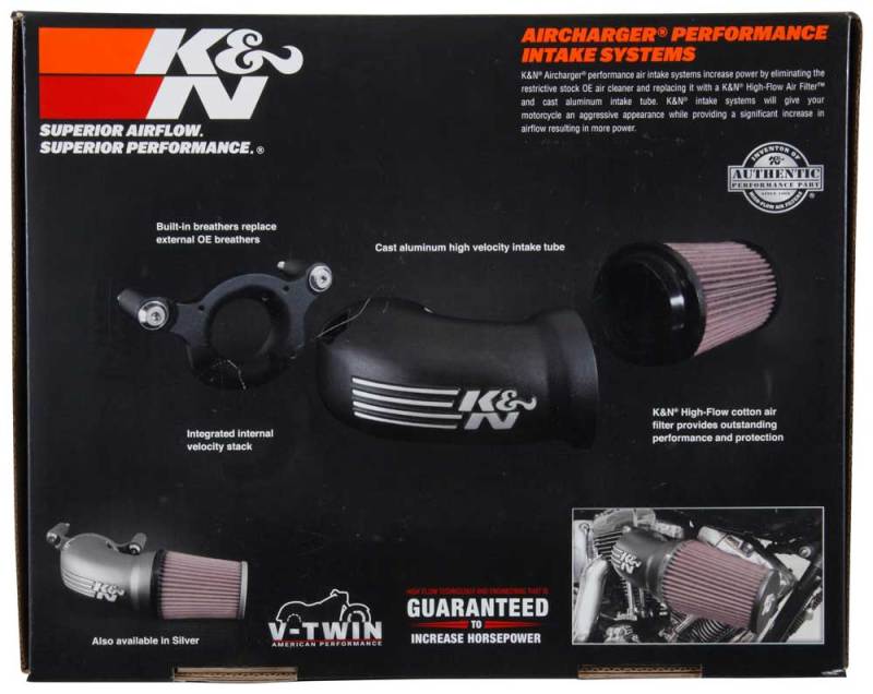 
                      
                        K&N 08-17 Harley Davidson Touring Models Performance Air Intake System
                      
                    