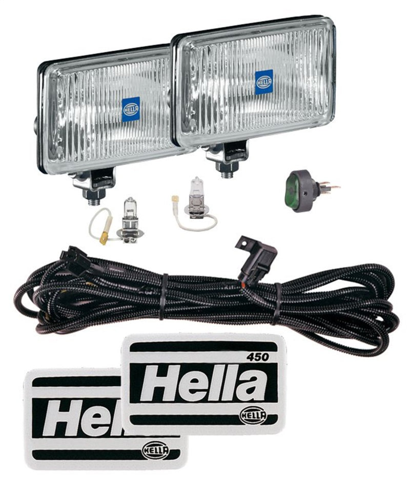 
                      
                        Hella 450 H3 12V SAE/ECE Fog Lamp Kit Clear - Rectangle (Includes 2 Lamps)
                      
                    