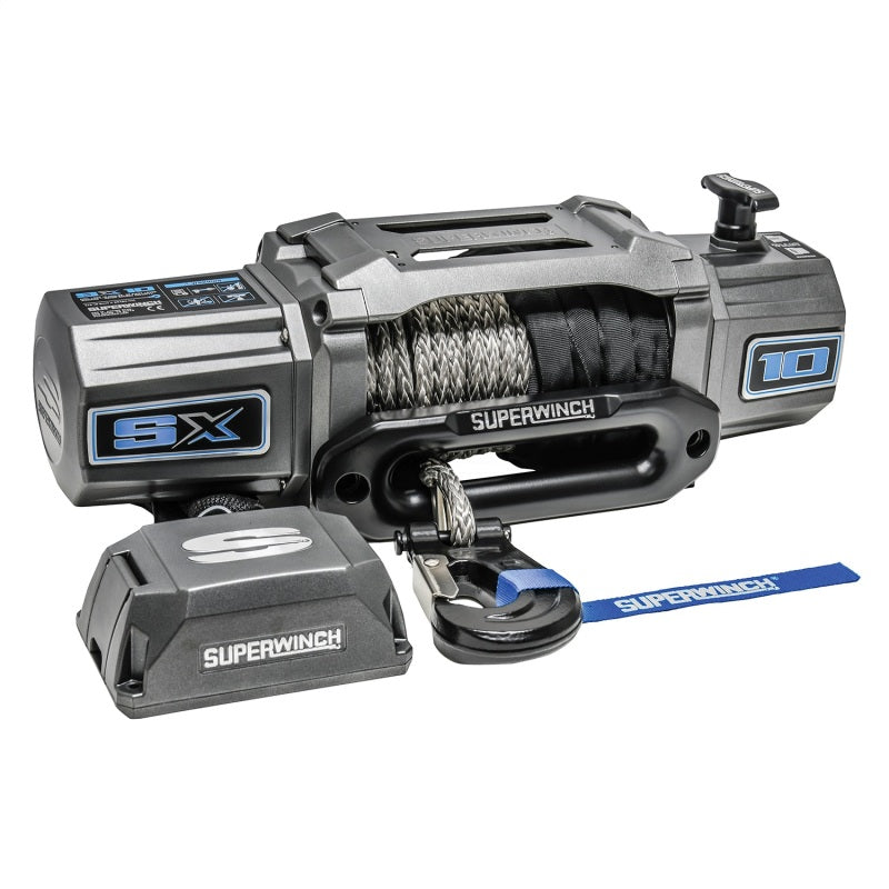 
                      
                        Superwinch 10000 LBS 12V DC 3/8in x 80ft Synthetic Rope SX 10000 Winch
                      
                    