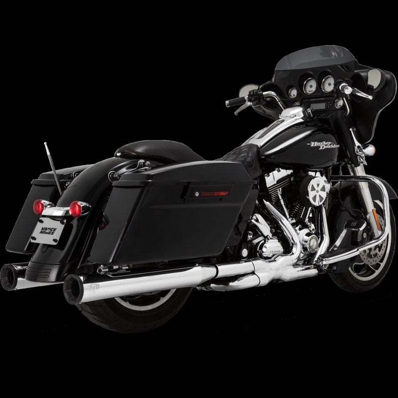 Vance & Hines HD Dresser 17-22 Eliminator 400 Chrome Slip-On Exhaust