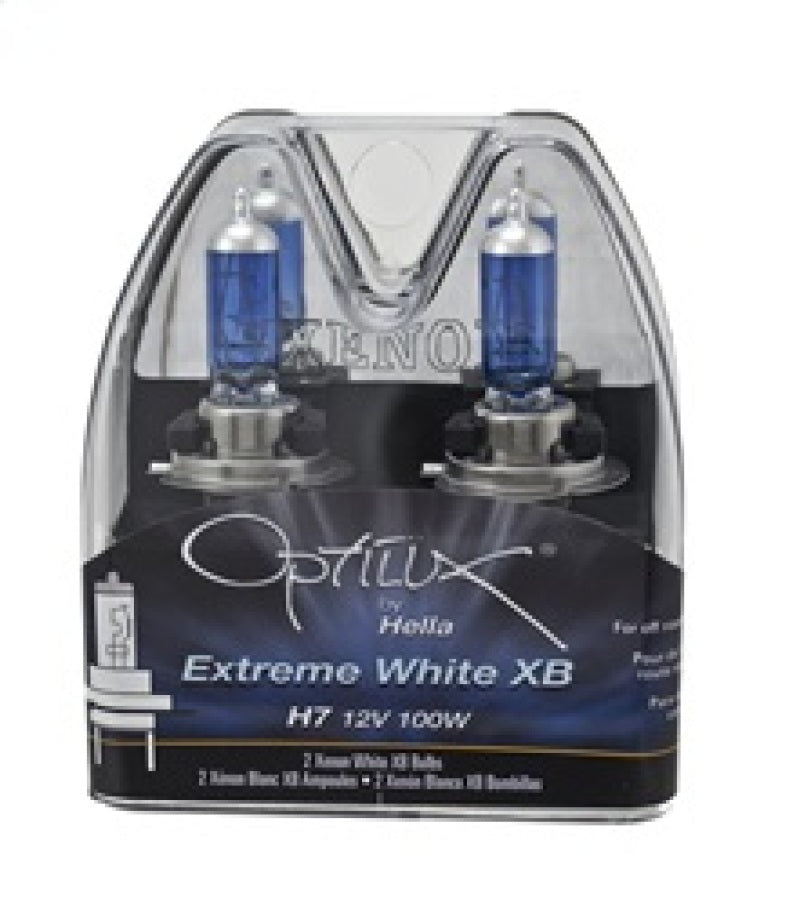 
                      
                        Hella Optilux H7 100W XB Extreme Blue Bulbs (Pair)
                      
                    