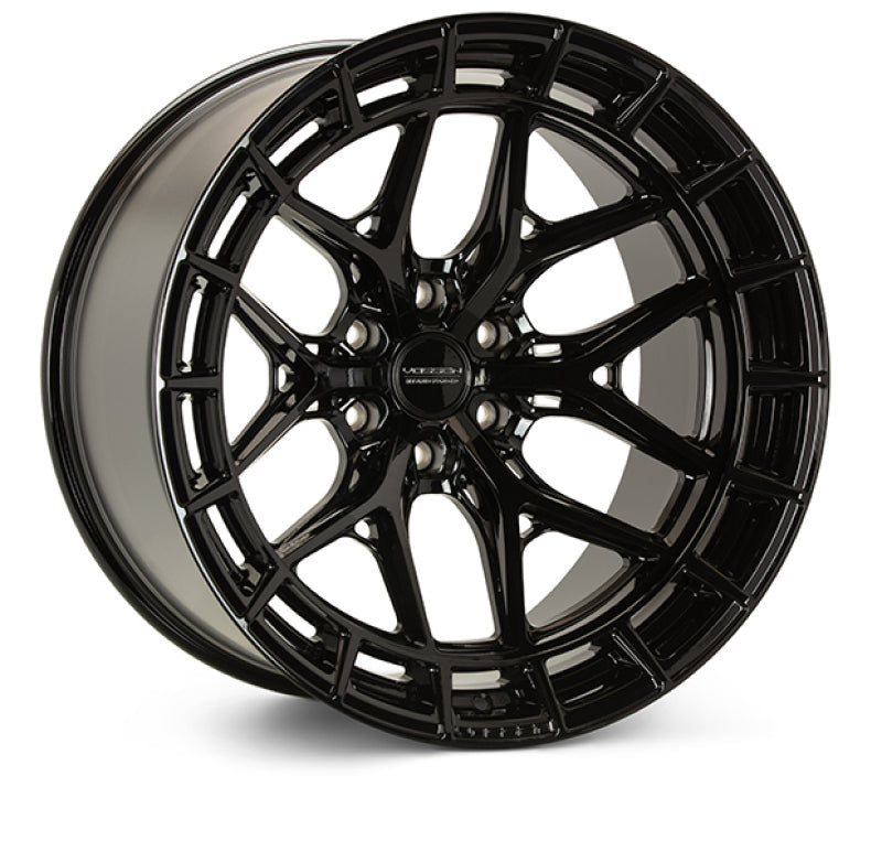 Vossen HFX-1 24x12 / 8x180 / ET-44 / Ultra Deep / 124.3 CB - Gloss Black Wheel