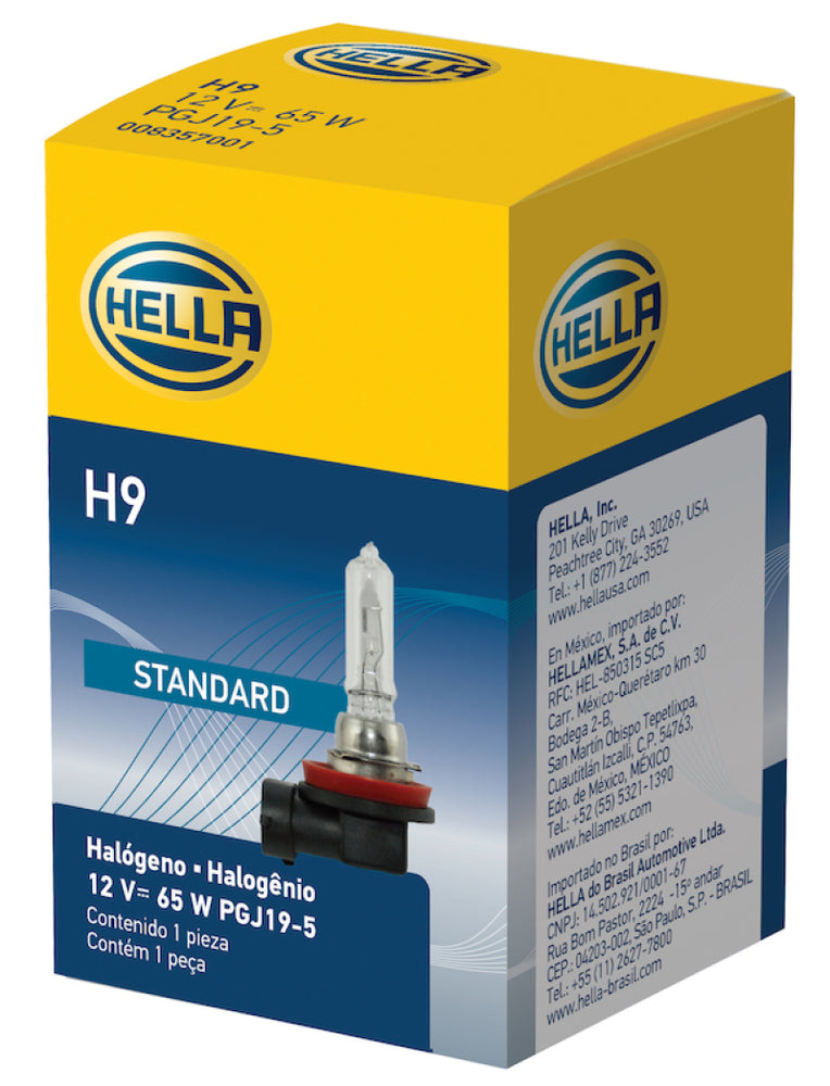 
                      
                        Hella Bulb H9 12V 65W PGJ19-5 T4
                      
                    