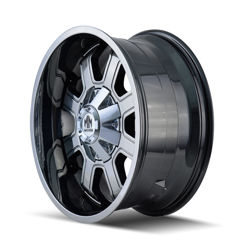 Mayhem 8103 Fierce 20x9 / 5x139.7 BP / 0mm Offset / 110mm Hub Chrome Wheel