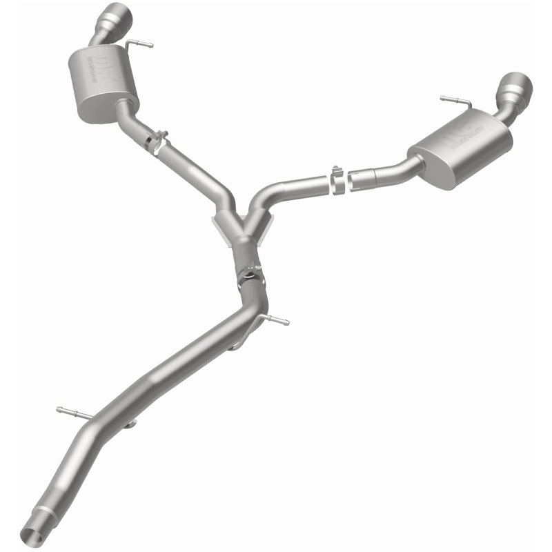 
                      
                        MagnaFlow CatBack 18-19 Audi A5 Dual Exit Polished Stainless Exhaust - 3in Main Piping Diameter
                      
                    